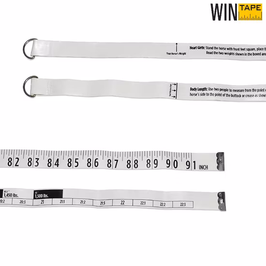 Pounds/Inch Custom Equine Weight Measuring Tape