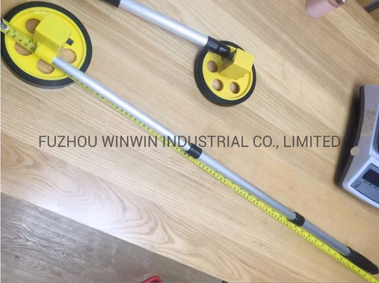 4 Inch Rolling Walking Distance Meter Measuring Wheel with 0-1000m Measuring Range (WW-DMW202)